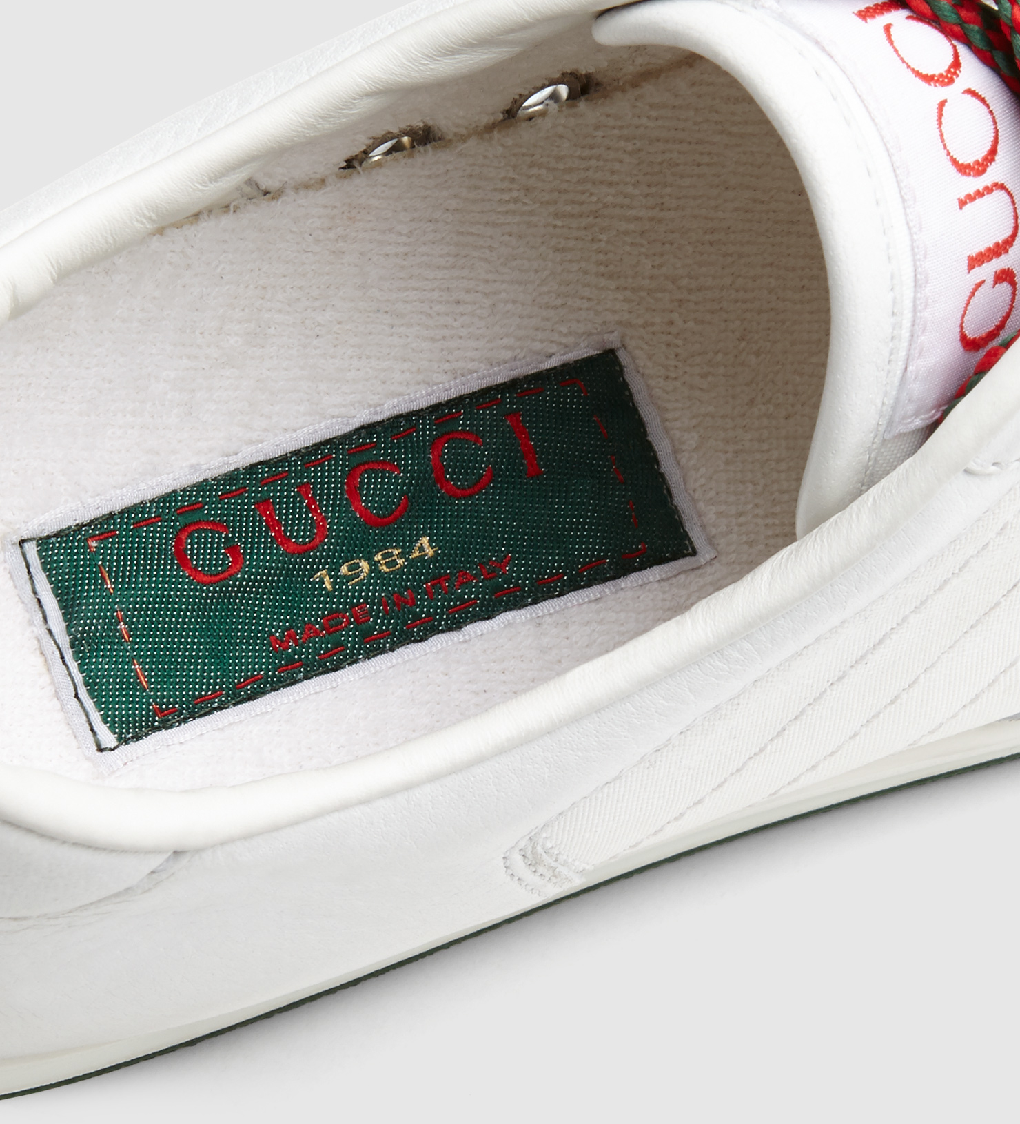 Gucci 1984 Low Top Sneaker In Leather in White - Lyst