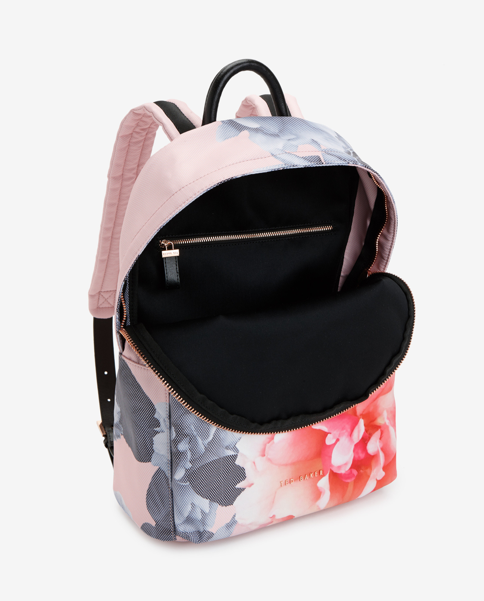 Ted Baker Synthetic Monorose Print Backpack | Lyst