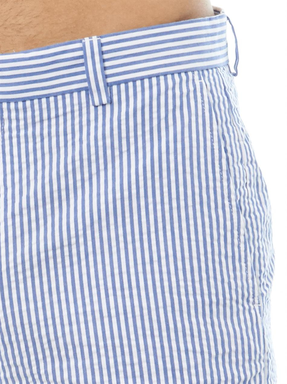 Brooks Brothers Striped Seersucker Shorts in Blue for Men - Lyst