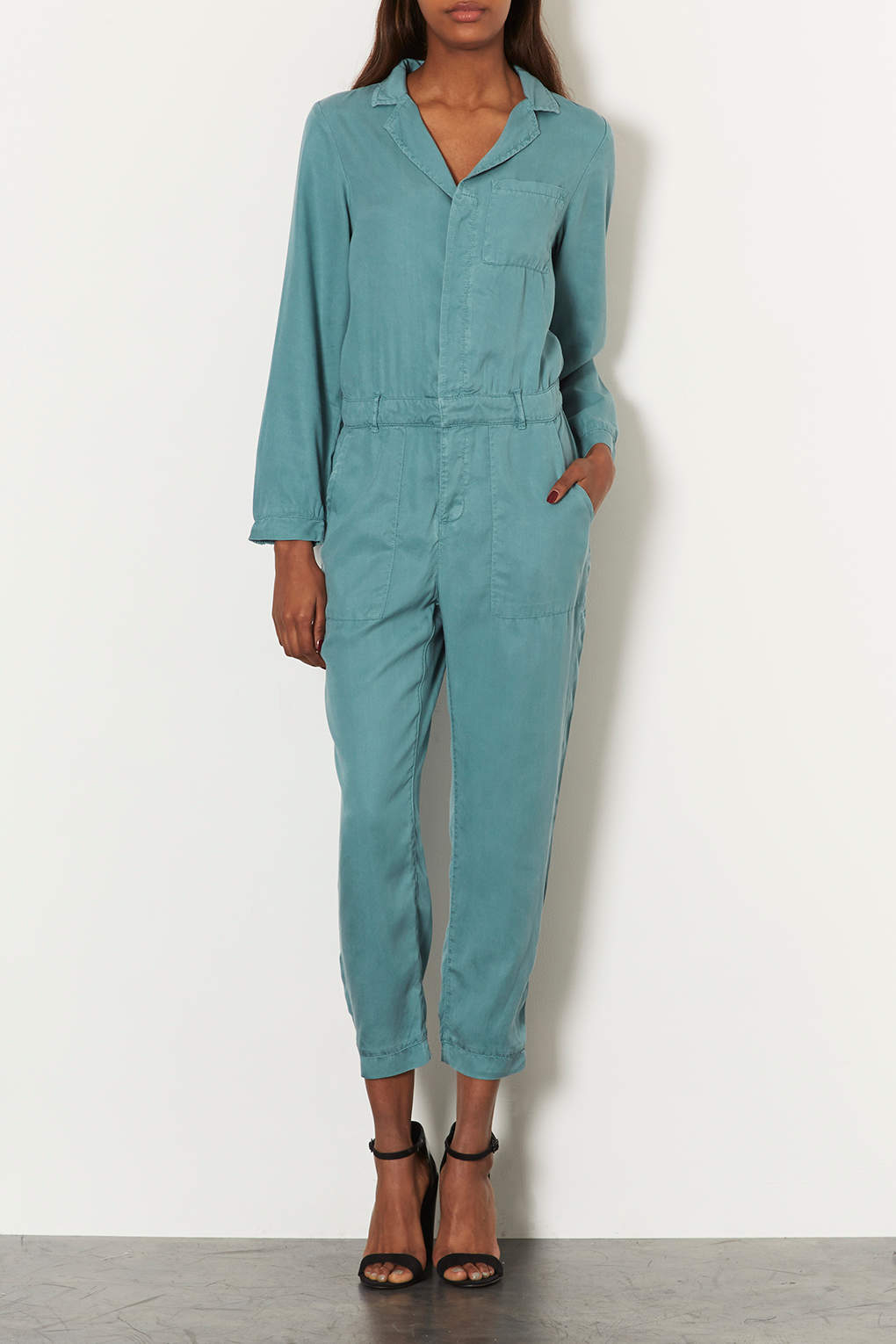womens blue boiler suit