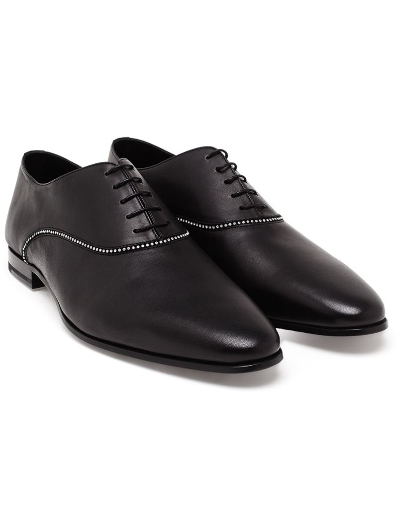 Saint Laurent Embellished Evening Shoes in Black for Men | Lyst