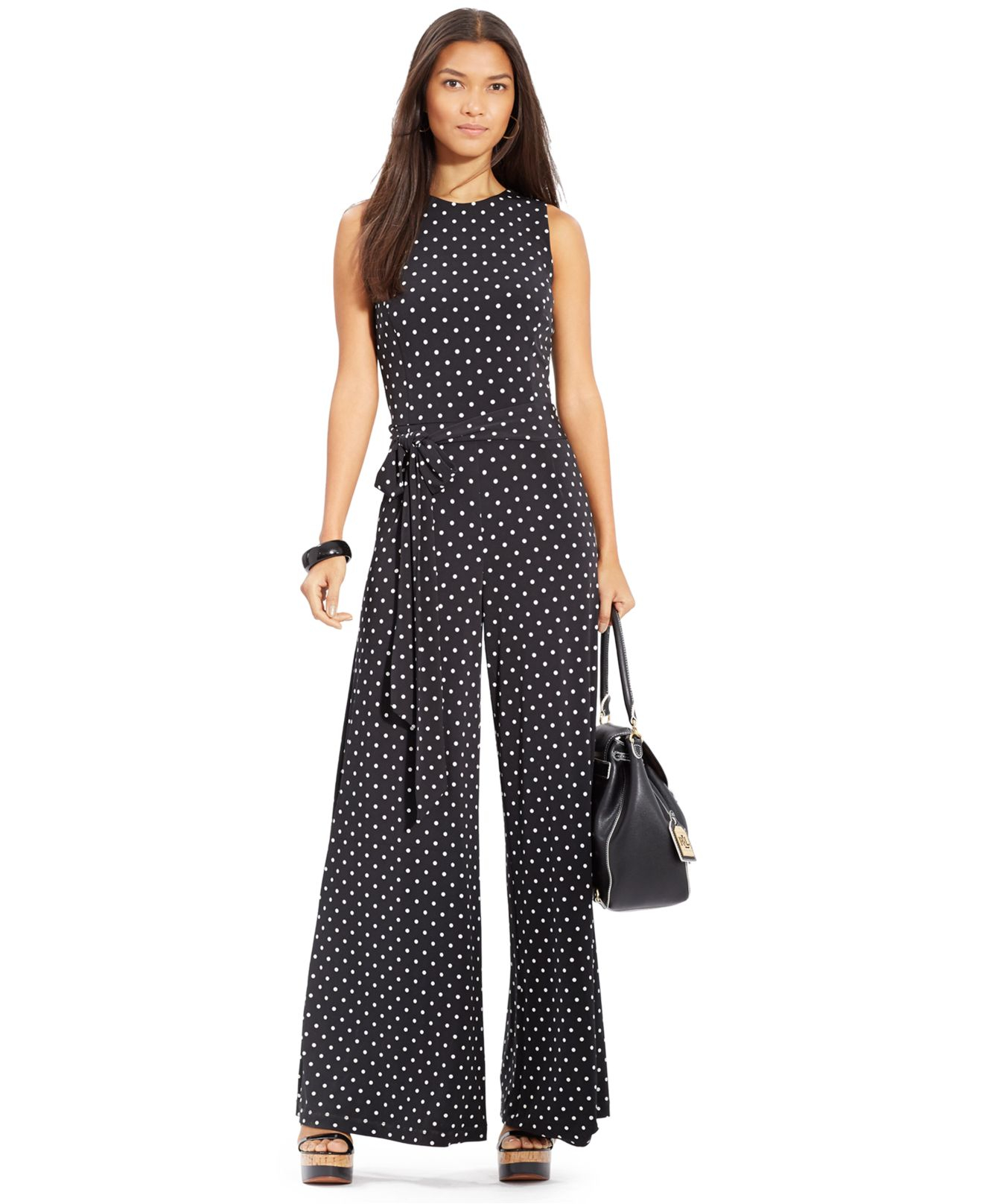 ralph lauren polka dot jumpsuit