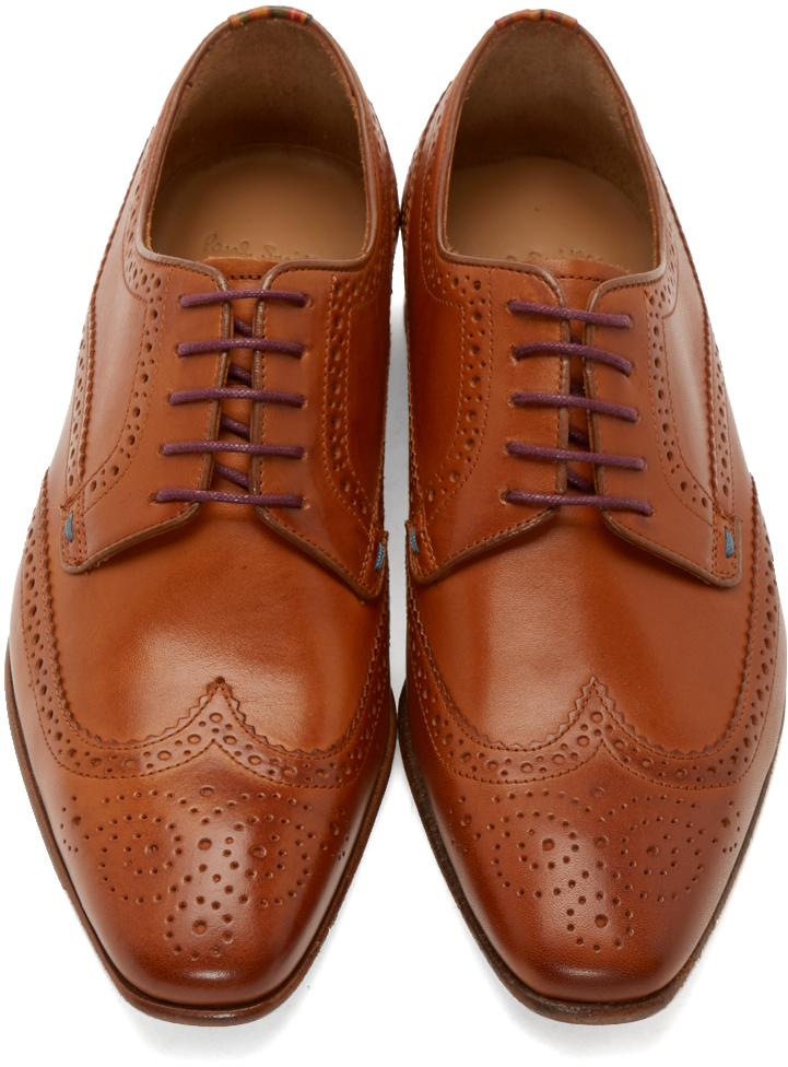 Lyst Ps By Paul Smith Brown Aldrich Wingtip Shoes in Lyst Ps By Paul Smith Brown Aldrich Wingtip Shoes in