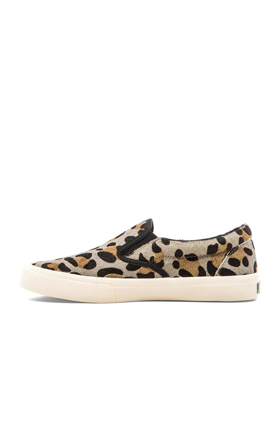 superga leopard haircalf slip on sneakers