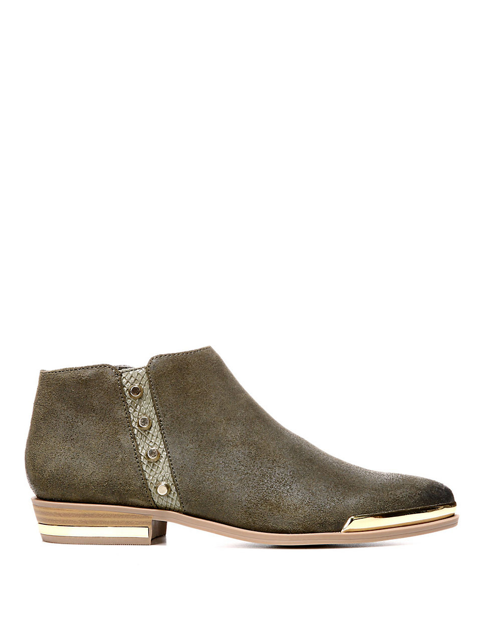 Fergie Indigo Leather Ankle Boots in Green | Lyst Fergie Shoes