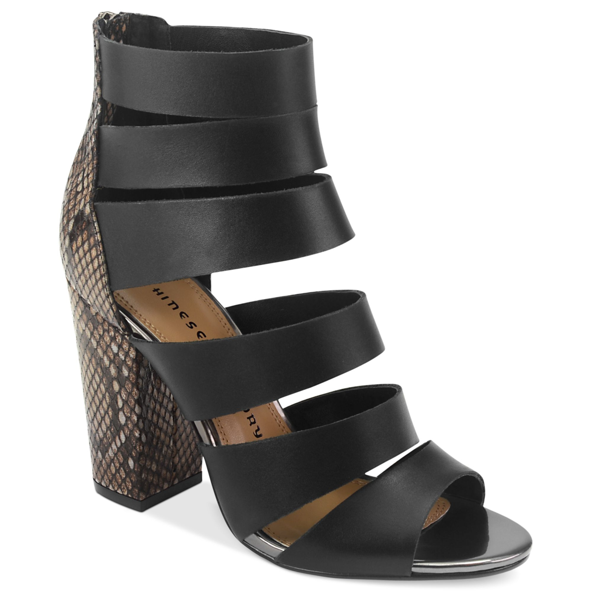 Chinese Laundry Bonafied Strappy City Sandals in Black | Lyst