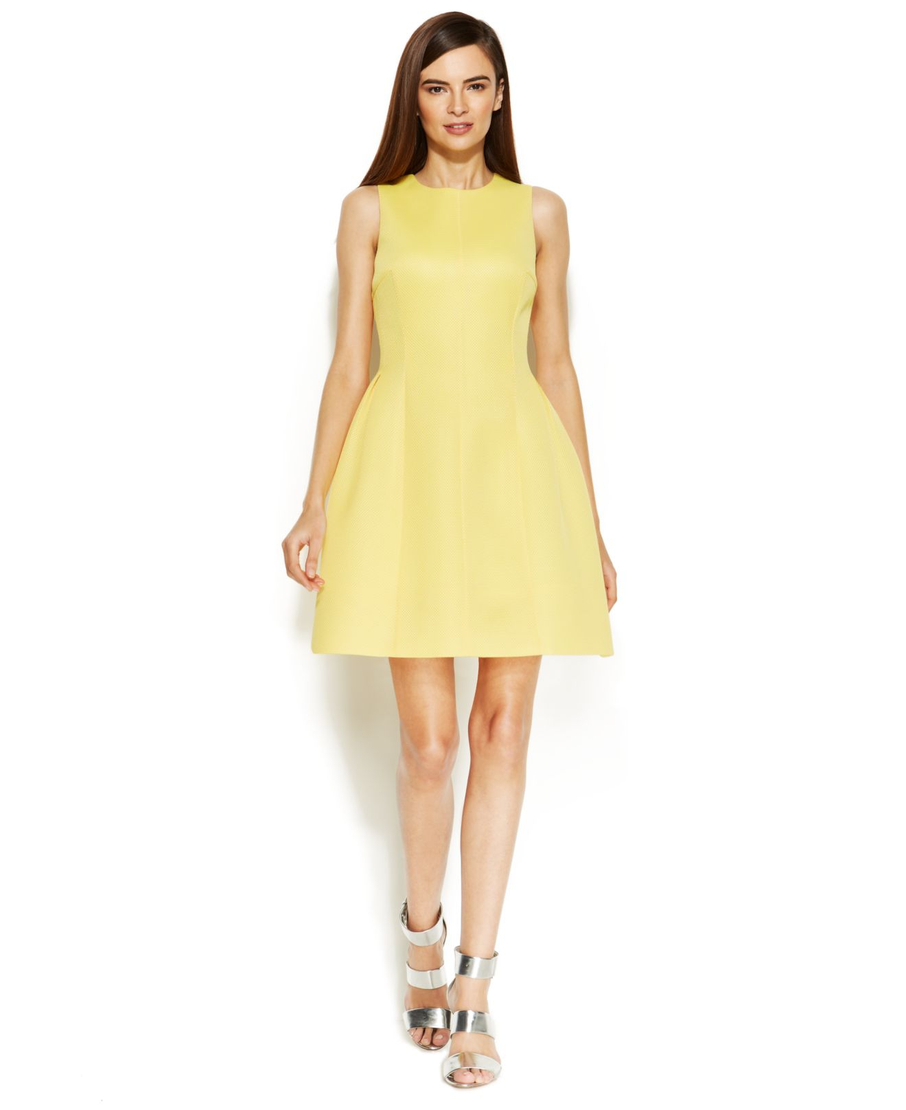 scuba dress calvin klein