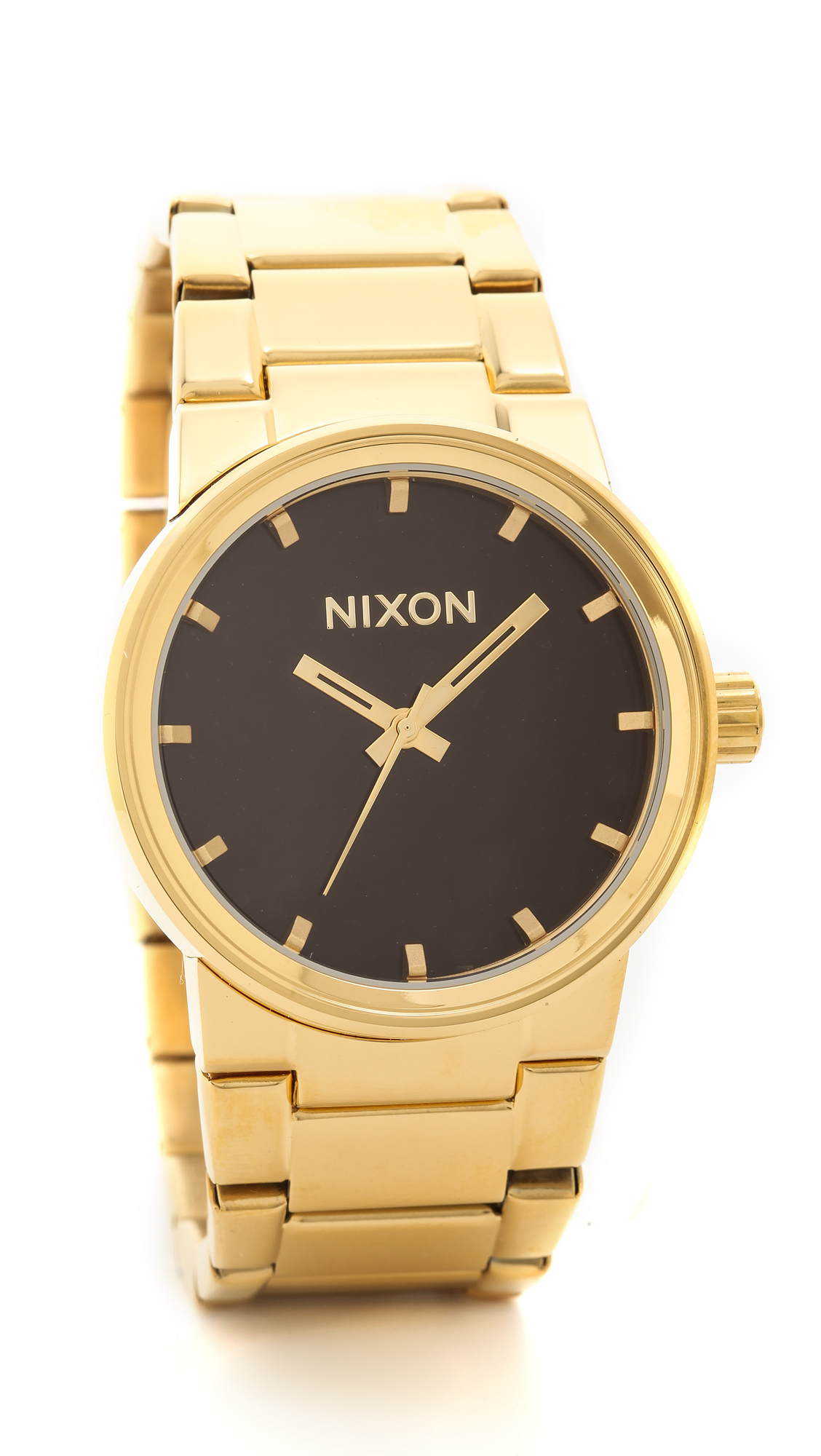 Nixon Cannon Watch - Gold/Black - Lyst