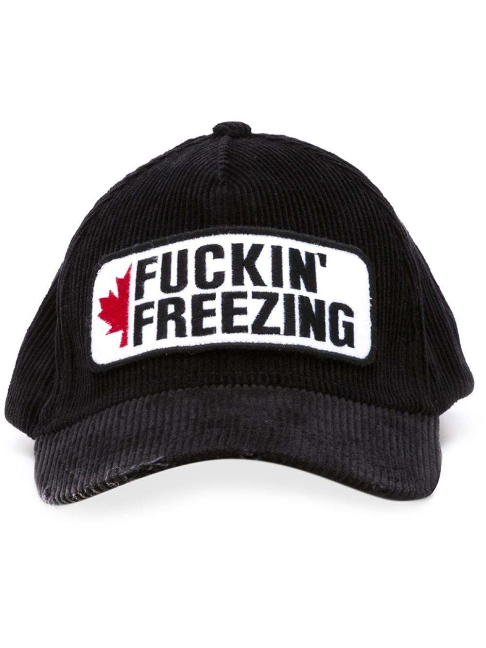 Mus Gang Controverse DSquared² Fuckin' Freezing Patch Cap in Black for Men | Lyst
