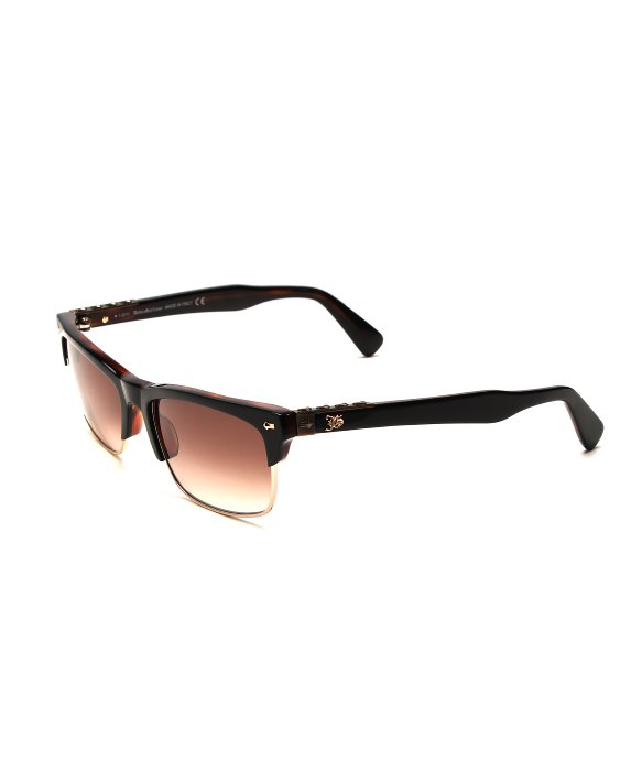 John galliano Half Frame Sunglasses in Orange for Men Lyst