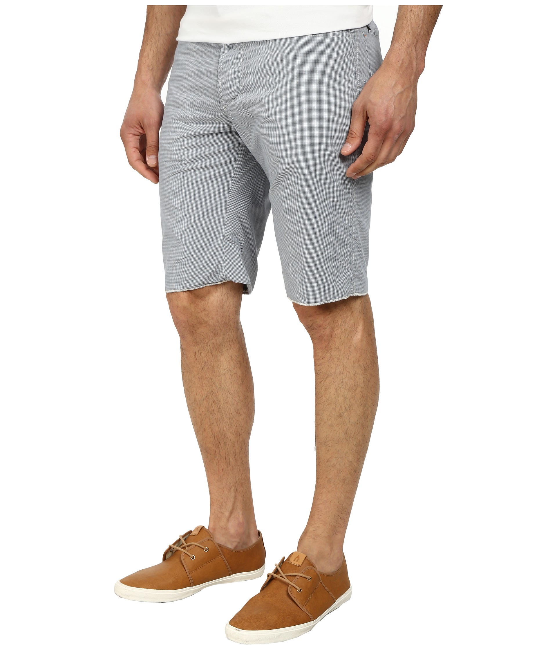 Lyst Howe Hands Down Check Shorts in Gray for Men