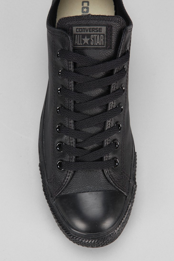 Limón En la cabeza de Riego Converse Chuck Taylor All Star Leather Low-Top Men'S Sneaker in Black for  Men | Lyst