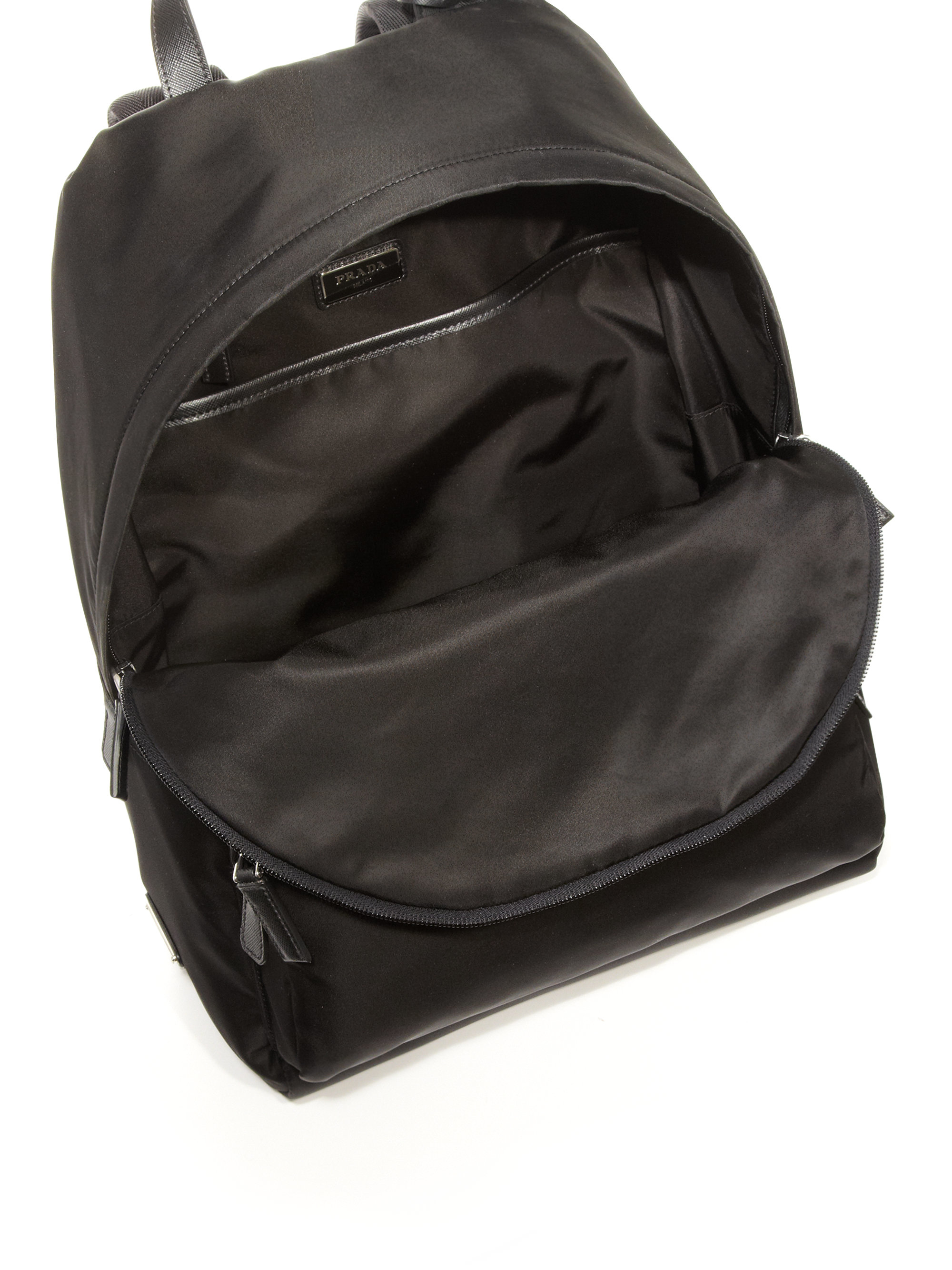 Prada Zaino Backpack in Black for Men | Lyst