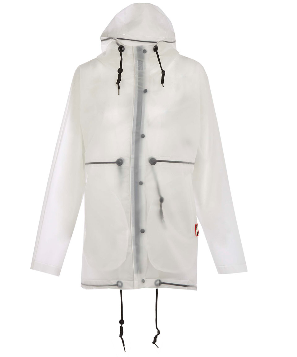 White Smock Jacket lyst white clear hooded vinyl smock jacket in white White Smock Jacket lyst white clear hooded vinyl smock jacket in white