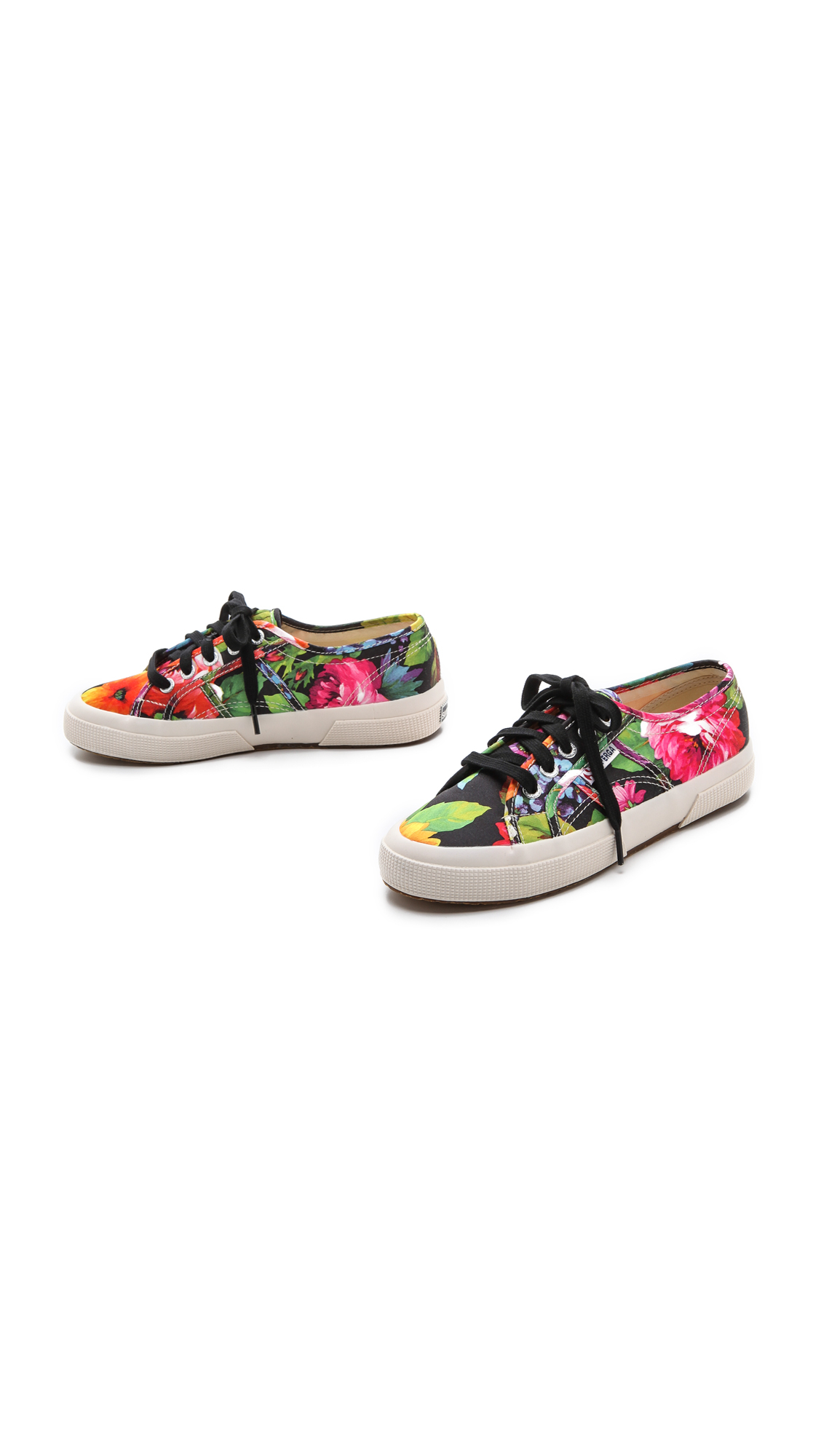 superga hawaiian floral sneakers