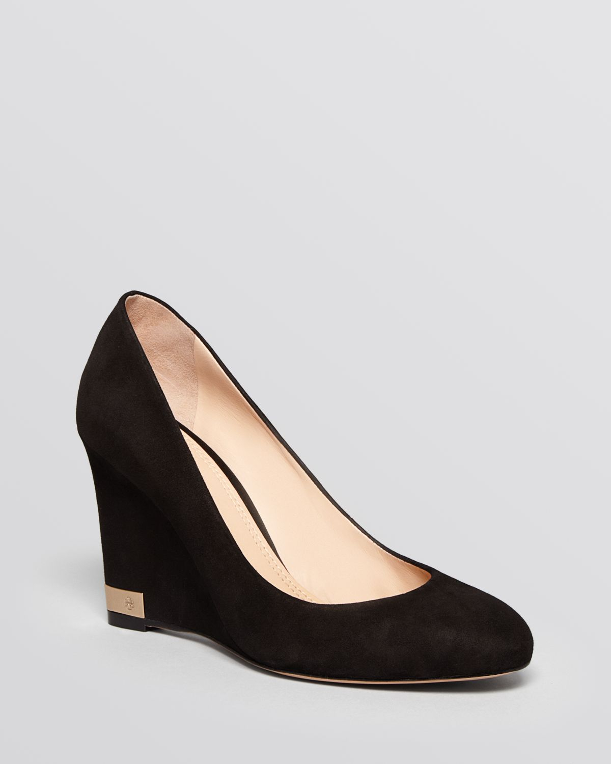 Tory Burch Wedge Pumps Astoria Wedge in Black | Lyst