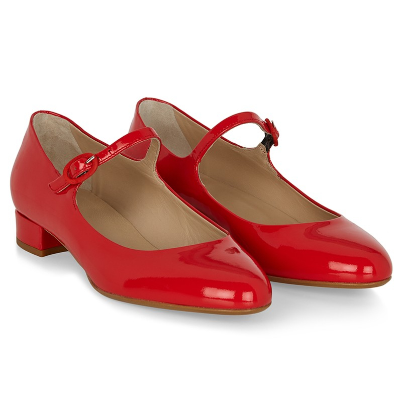 Hobbs Tess Patent MaryJane Shoes in Red Lyst