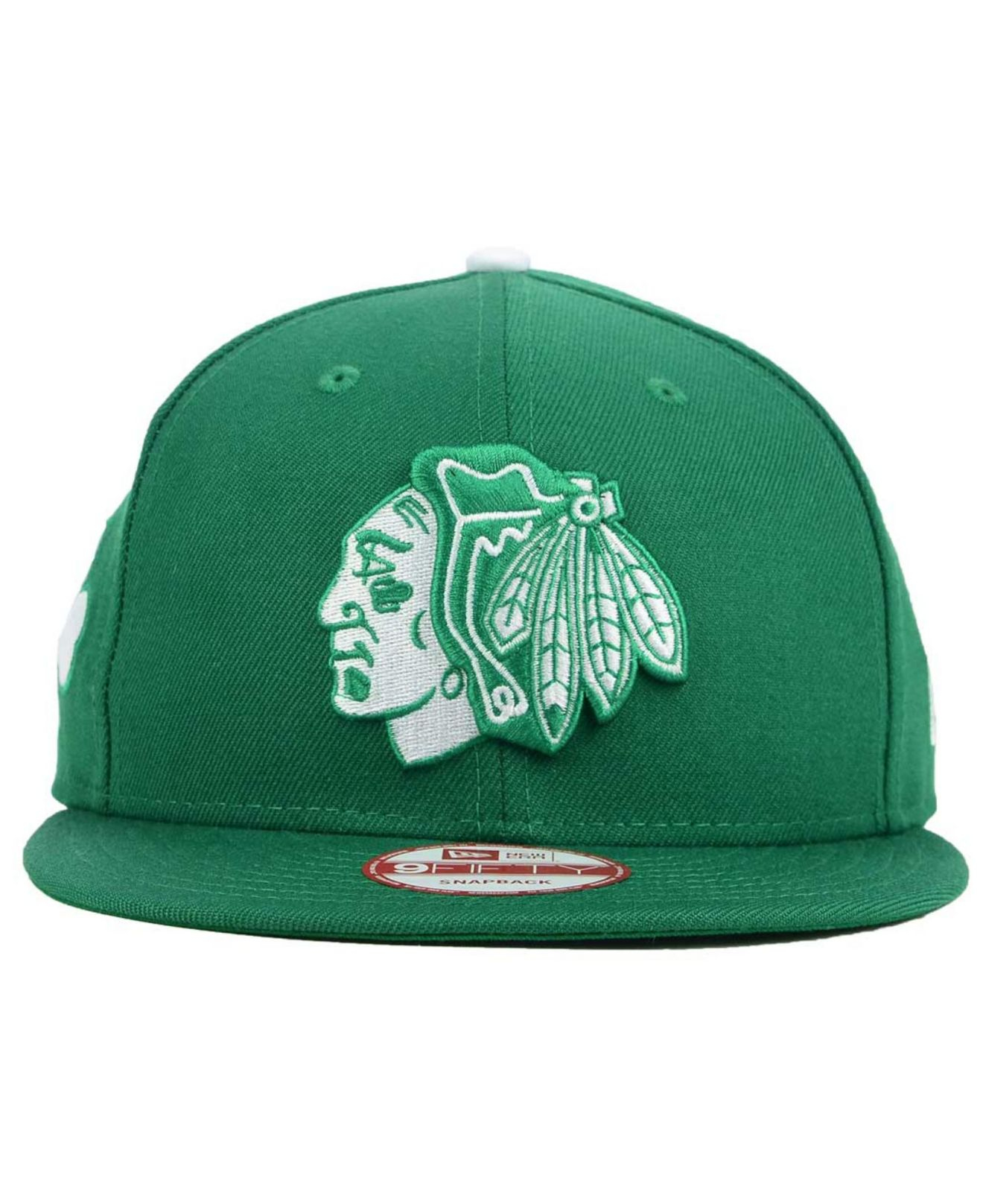 green blackhawks hat
