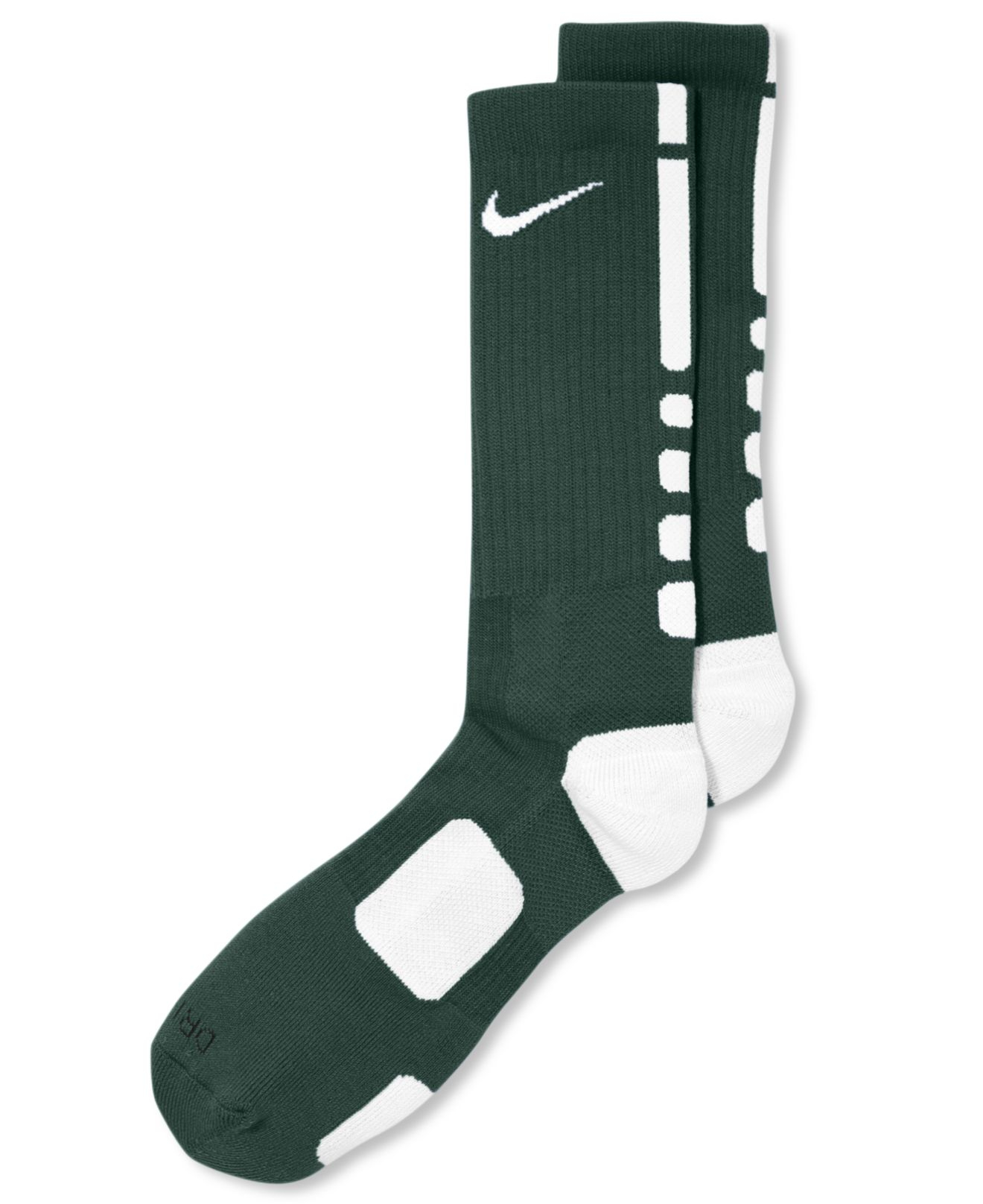 green nike basketball socks