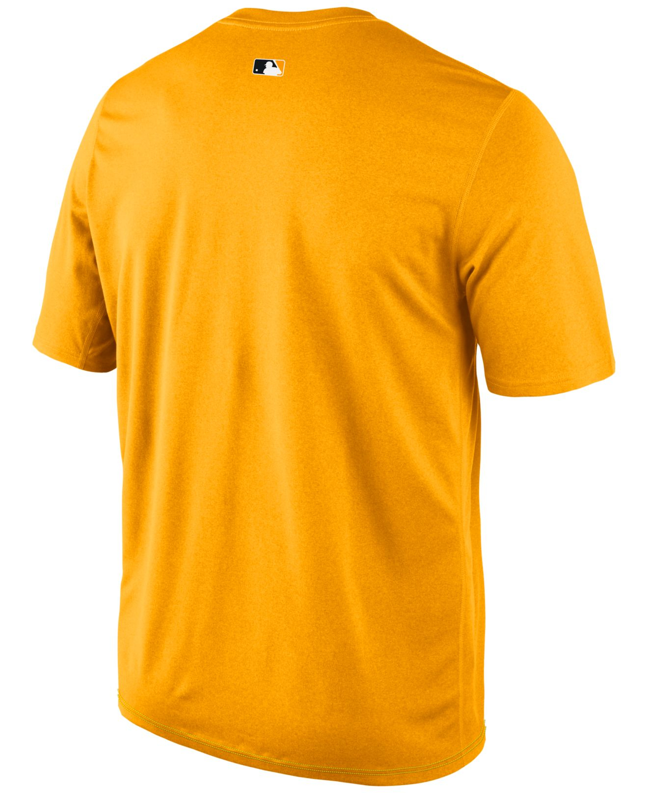 yellow dri fit t shirt
