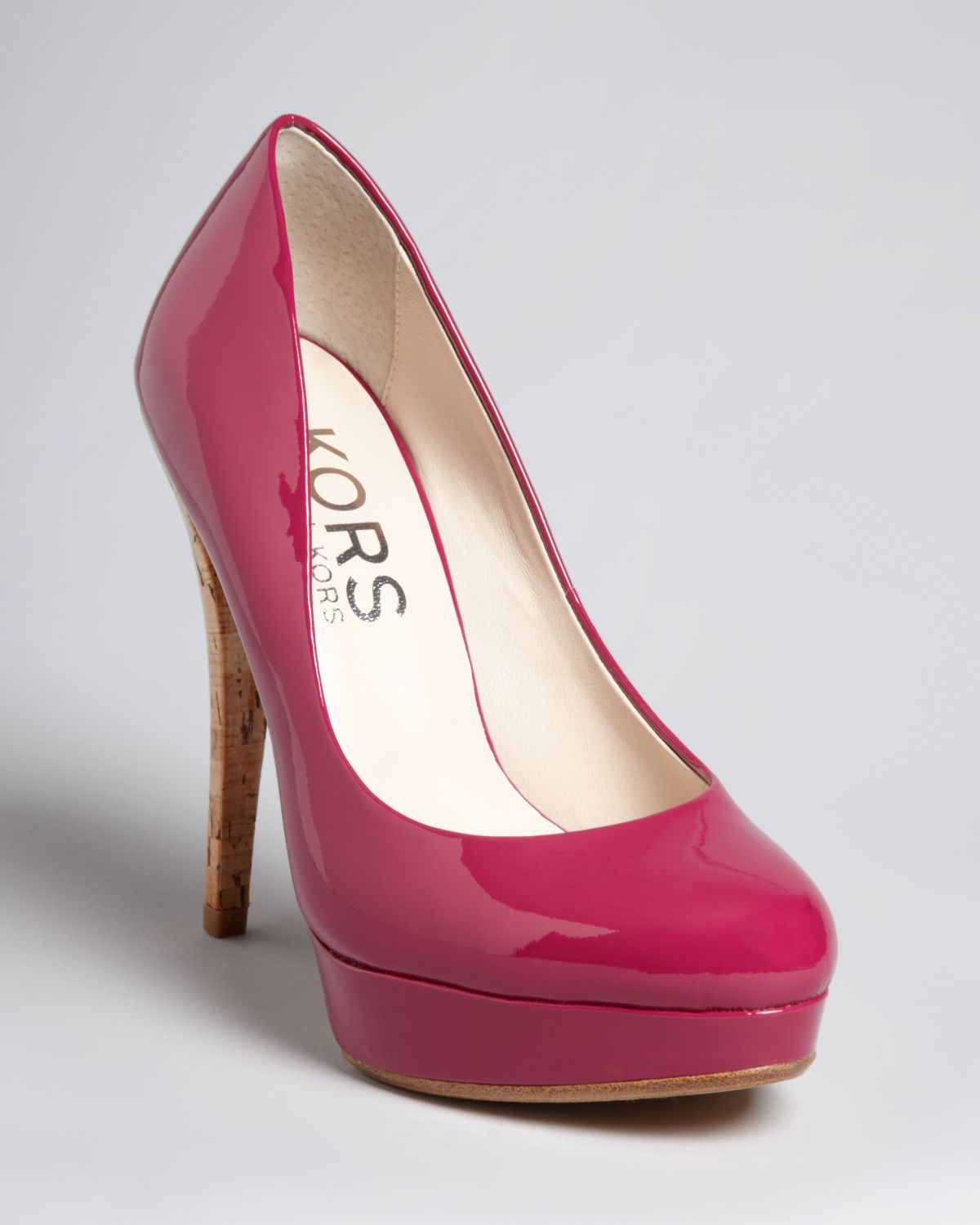 michael kors pink heels