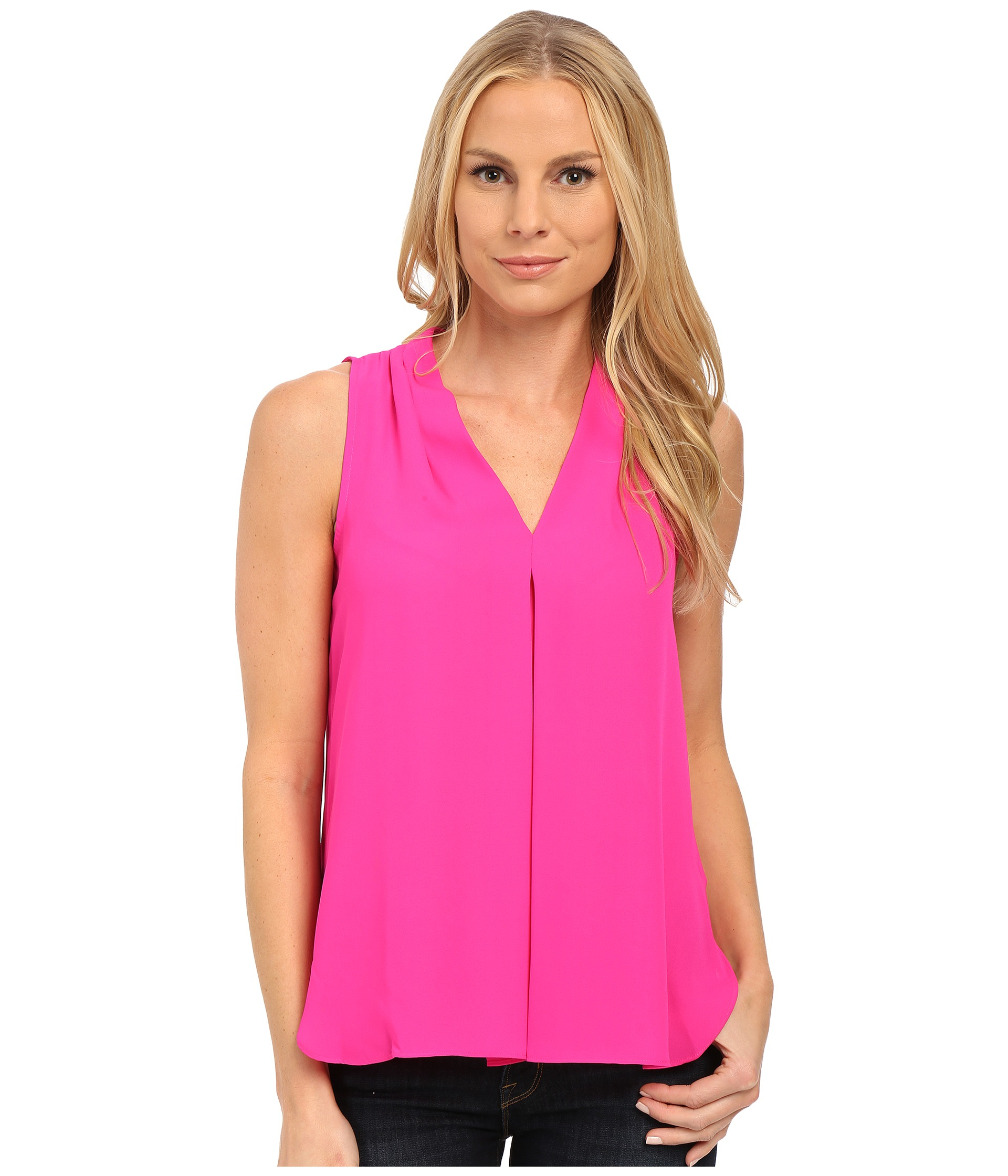 vince camuto white blouse