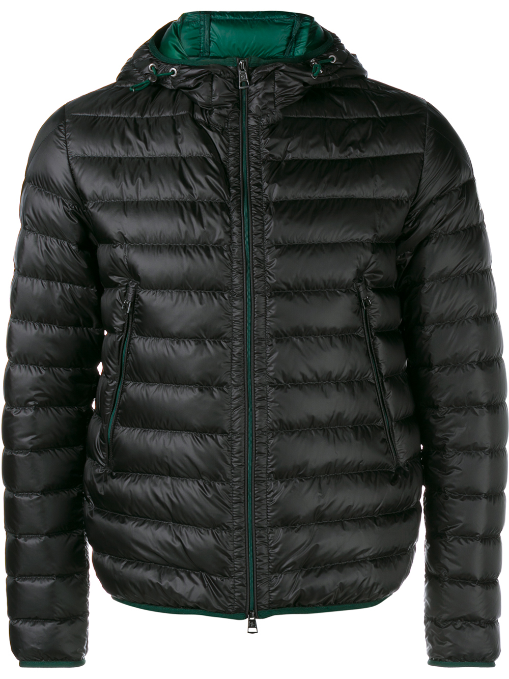 Moncler Quilted Feather Down Jacket in Black for Men Lyst