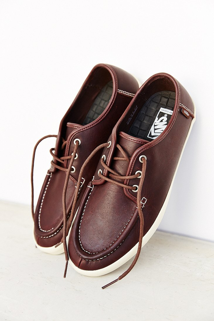 Vans Surf Washboard Leather Men'S Sneaker in Brown for Men | Lyst