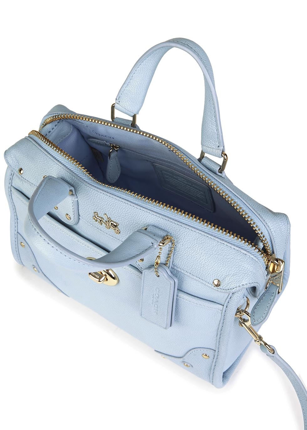 coach powder blue bag