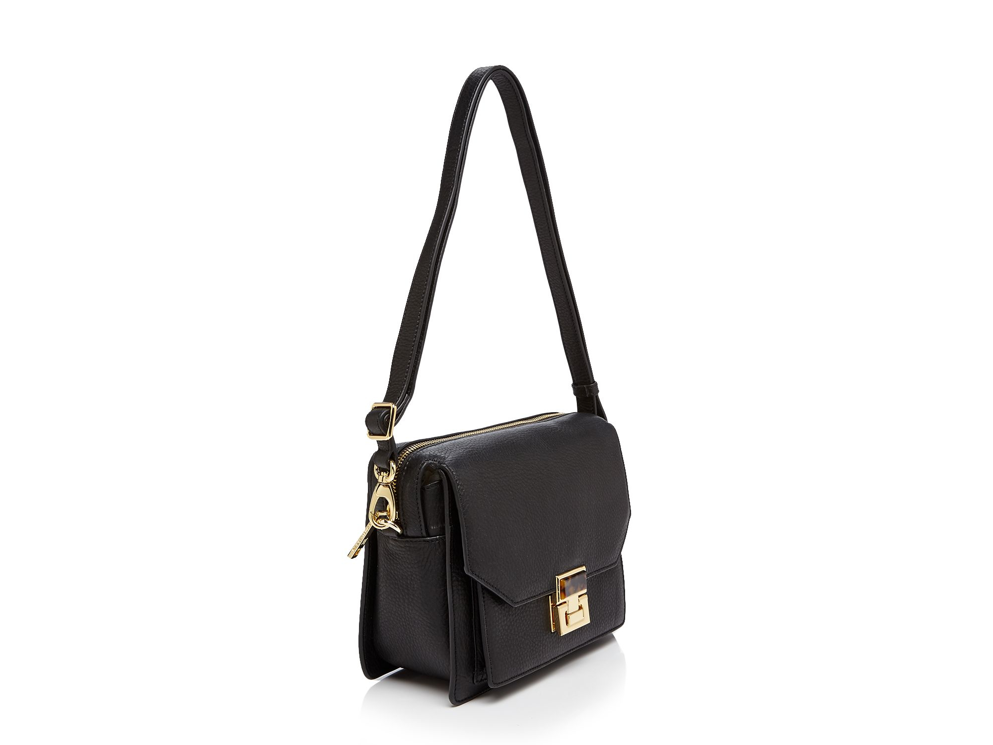 Lyst Ivanka Trump Hopewell Top Zip Shoulder Bag In Black Gallery