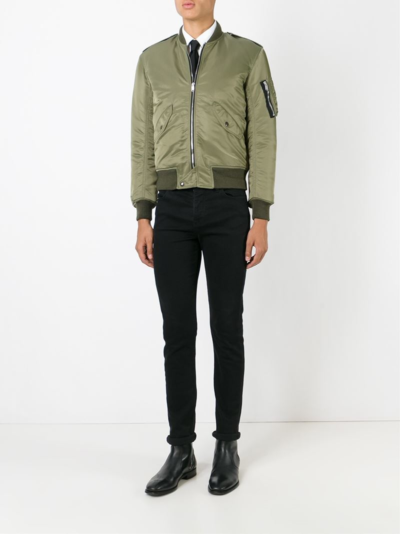 st laurent bomber jacket