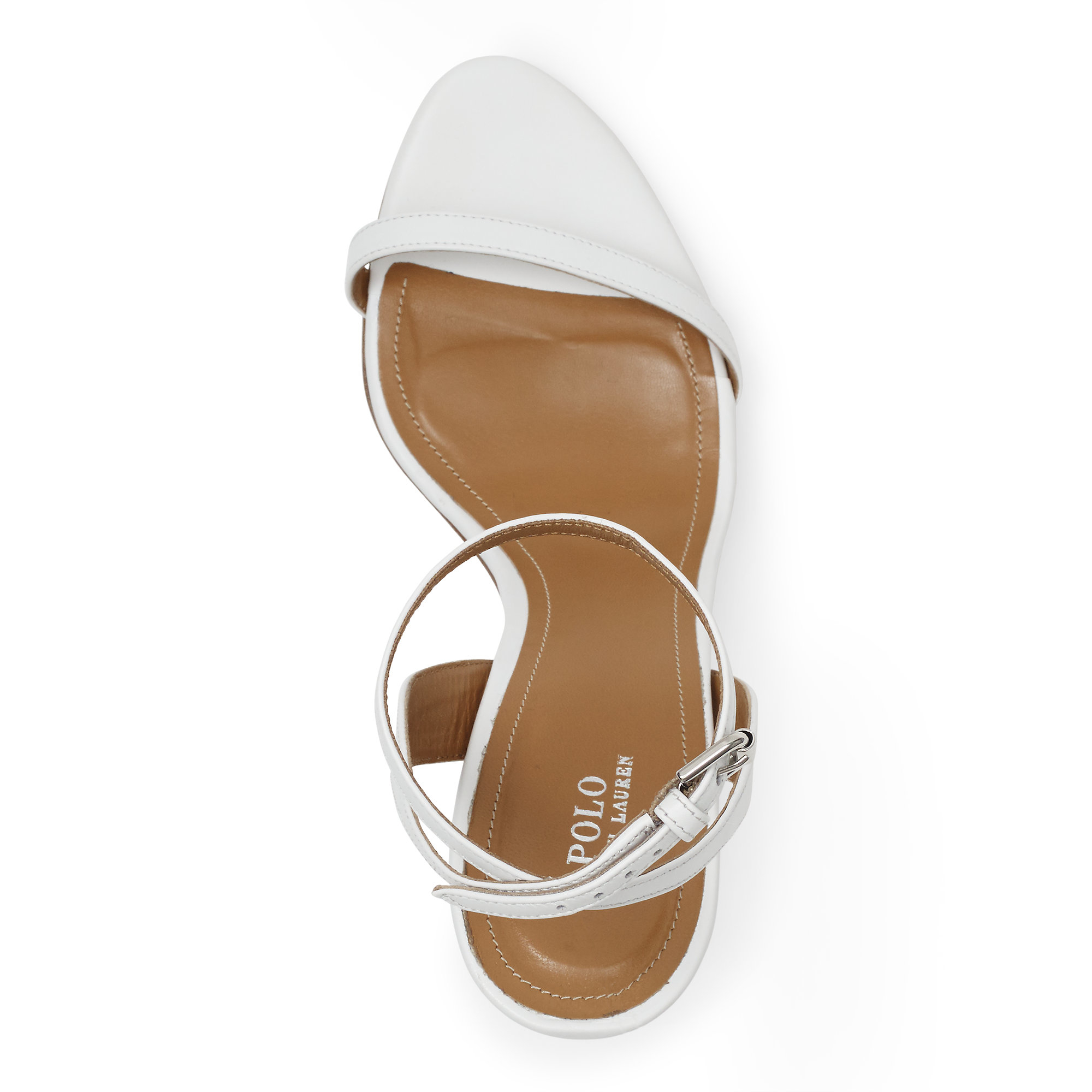 ralph lauren white sandals