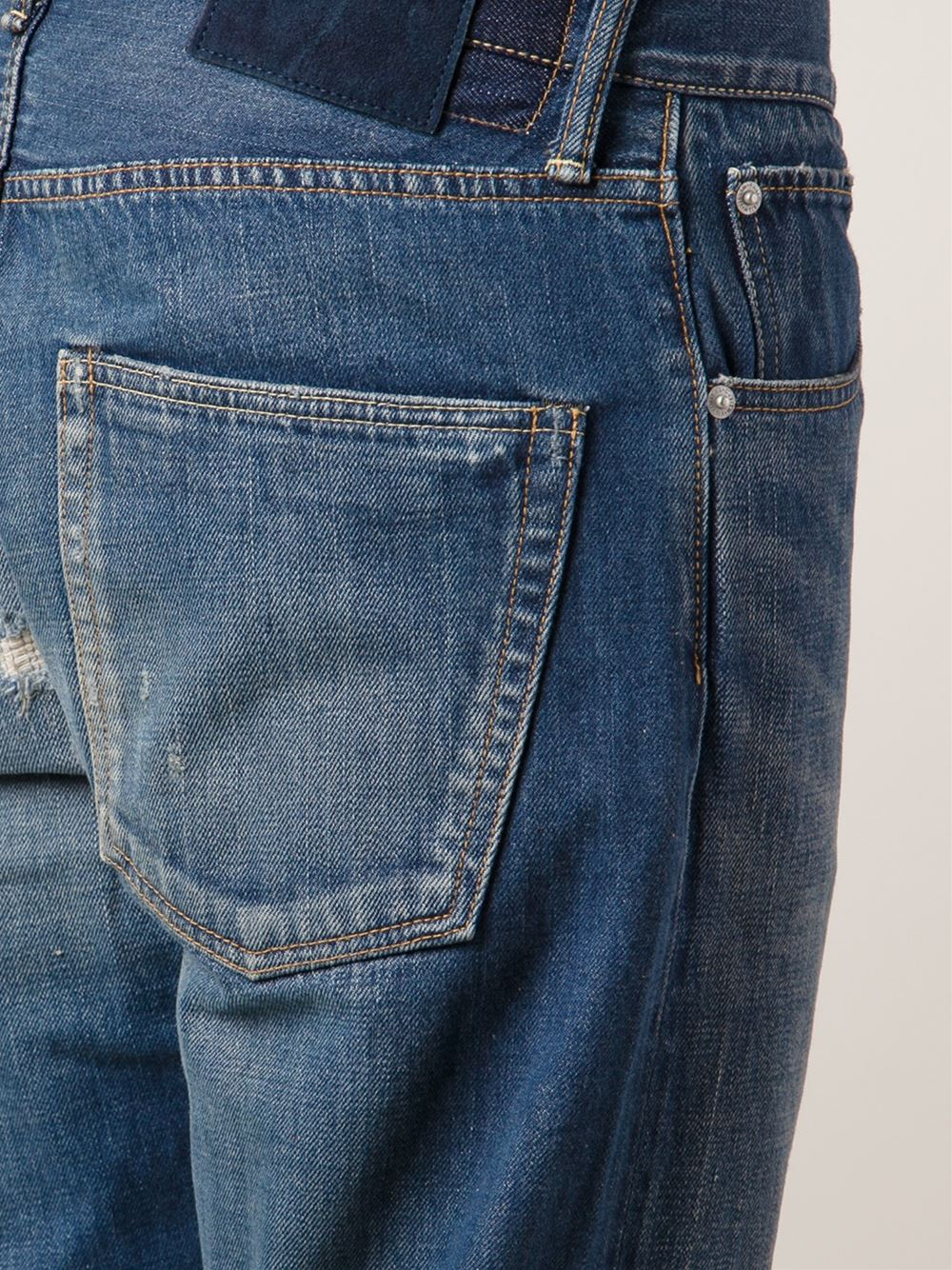 Visvim 'Social Sculpture' Jeans in Blue for Men - Lyst