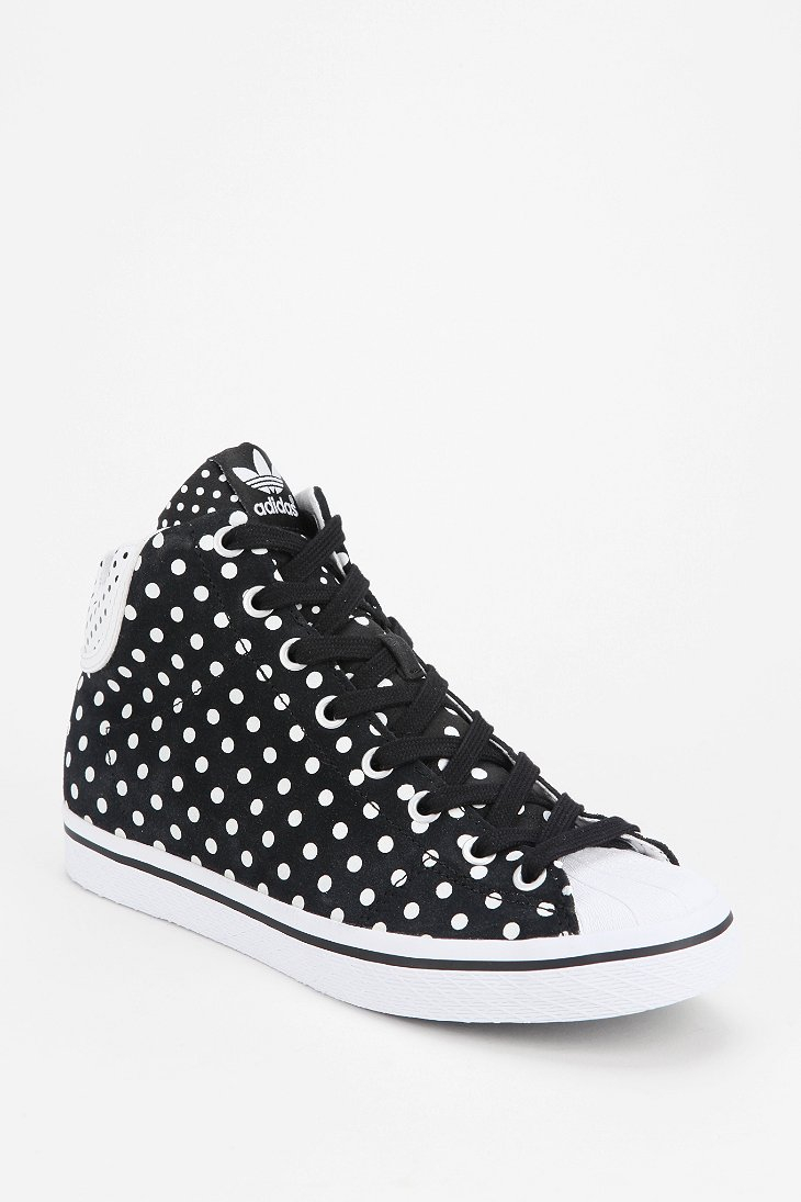 adidas black polka dot shoes