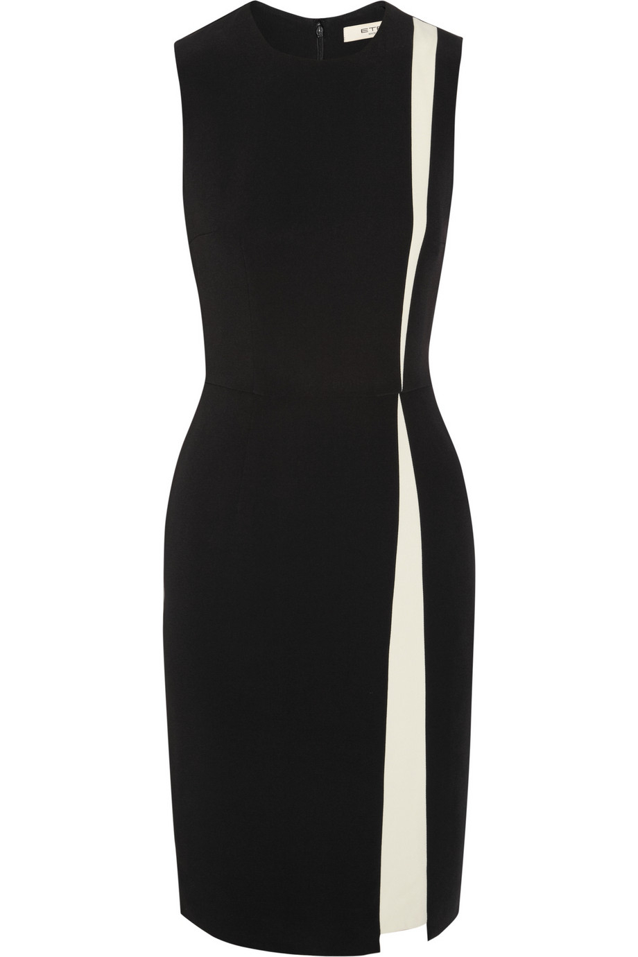 Etro Two-Tone Stretch-Jersey Dress in Black (White) - Lyst