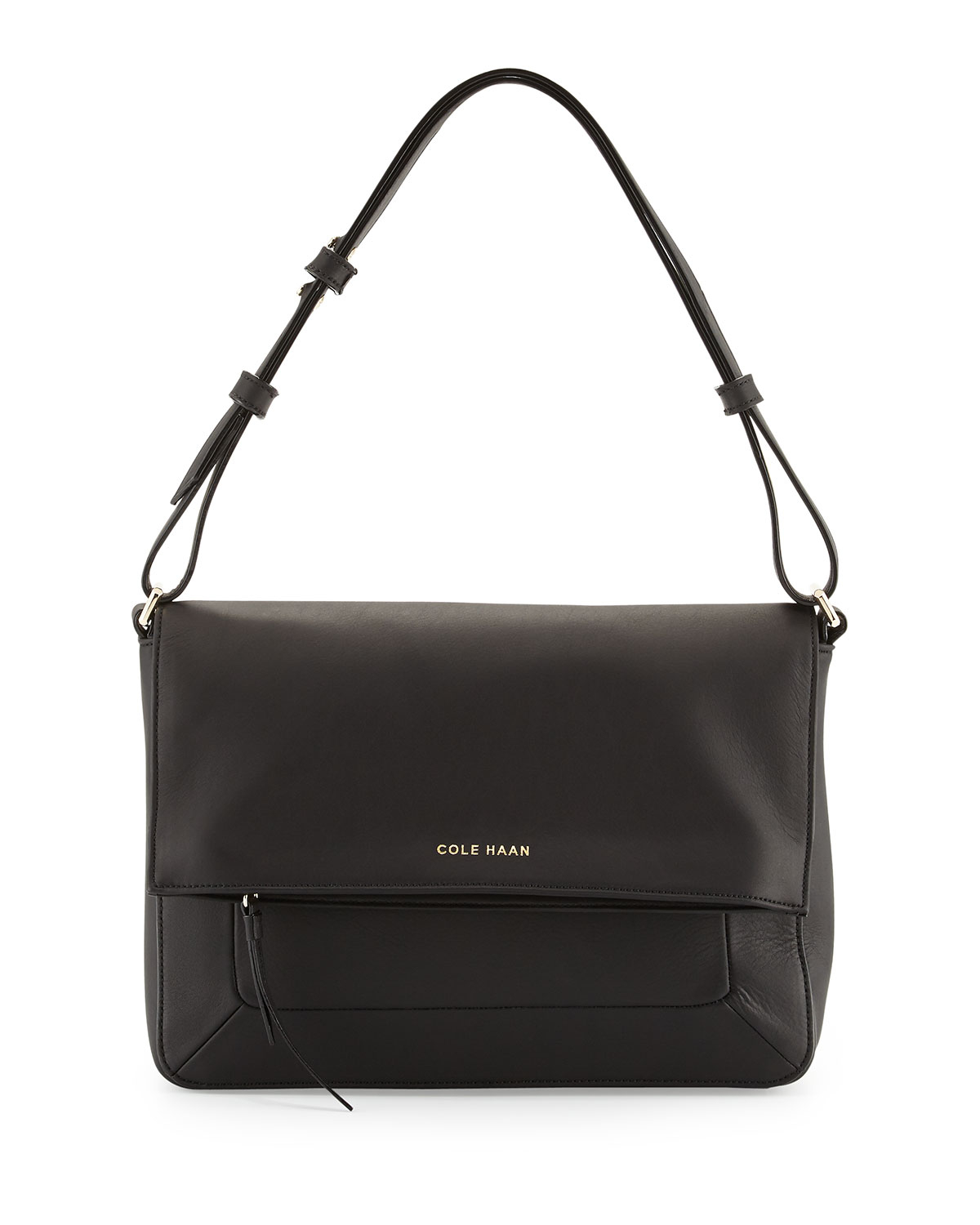 Cole Haan Cameron Leather Shoulder Bag in Black - Lyst
