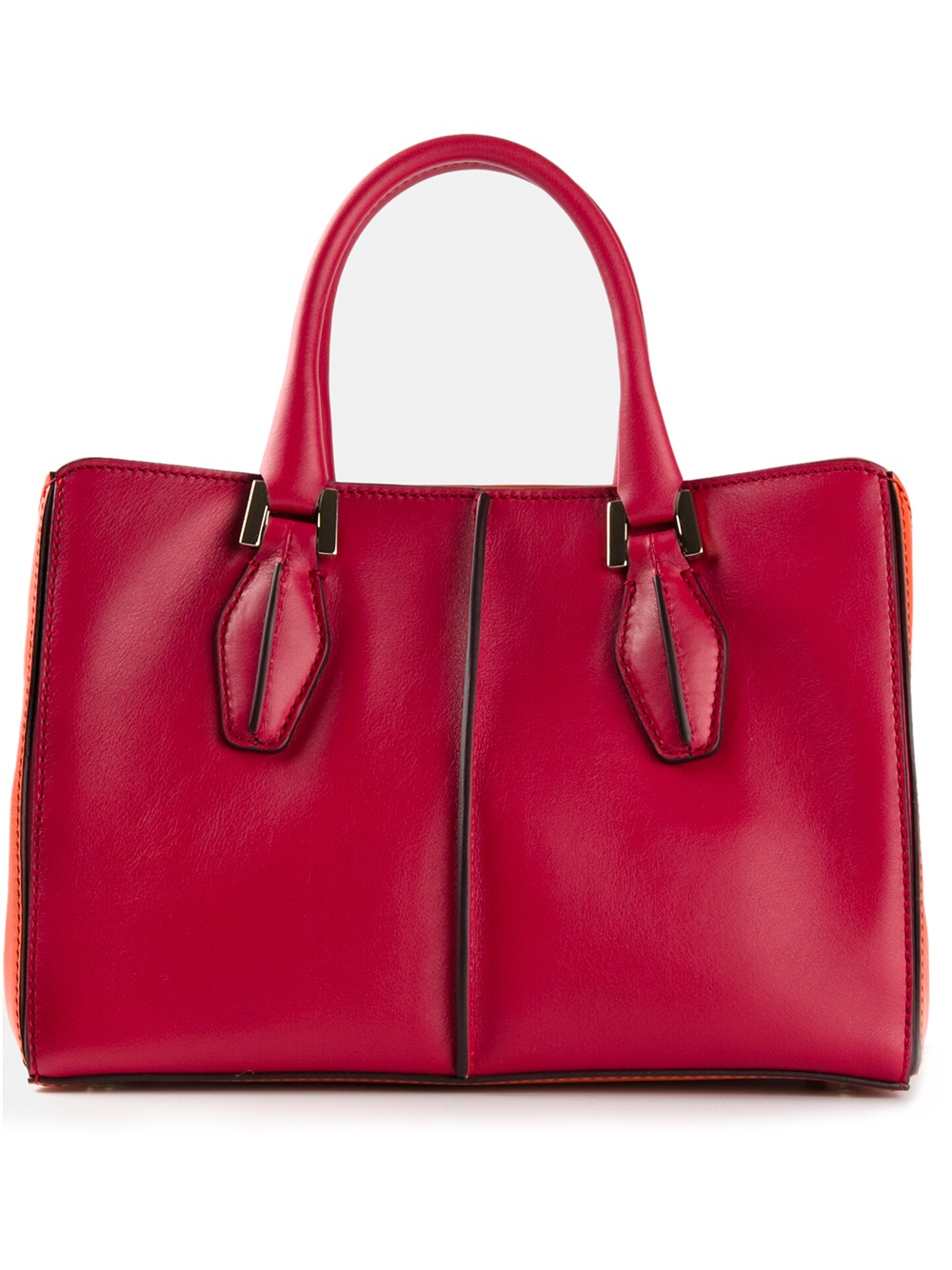 Tod's Dcube Small Shopping Bag in Red - Lyst