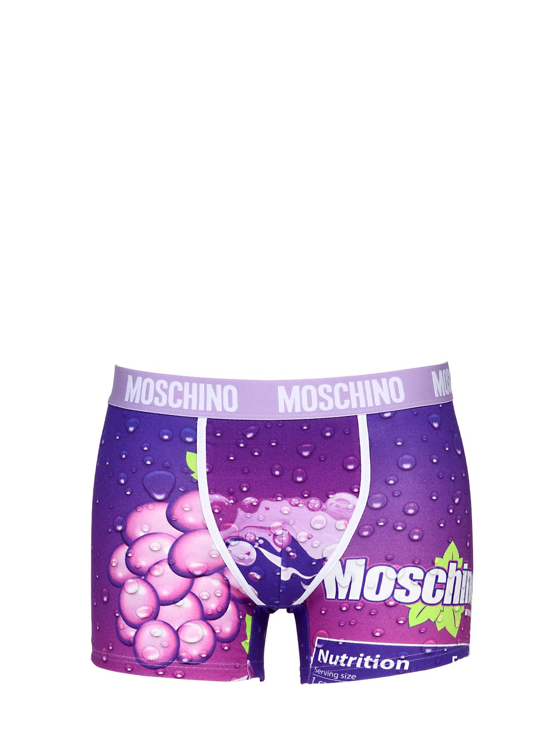 Lyst - Moschino Grape Soda Stretch Cotton Boxer Briefs in
