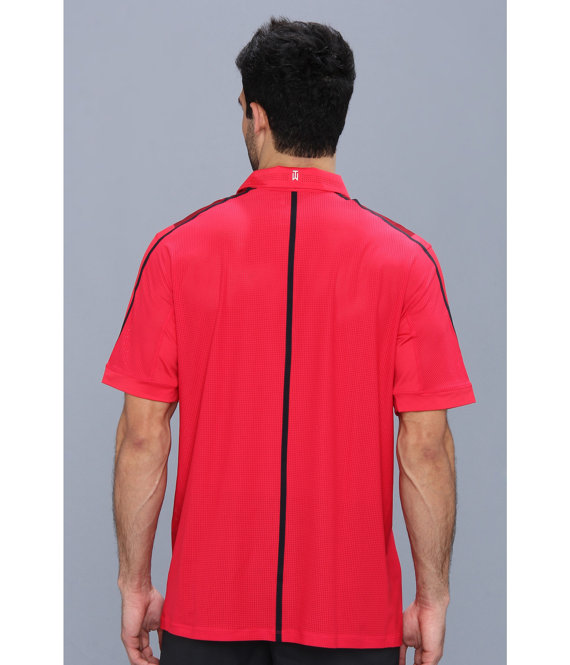 Nike Tiger Woods Print Polo in Red for Men | Lyst