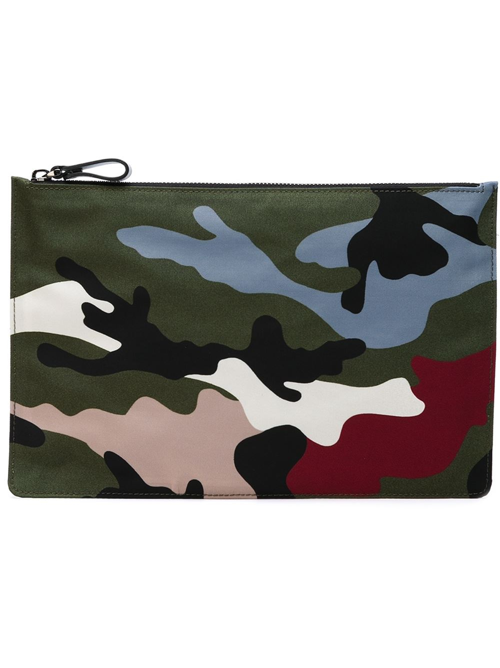 valentino camouflage clutch