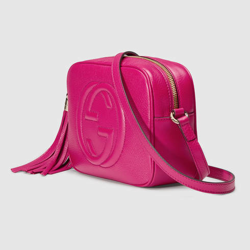Gucci Soho Leather Disco Bag in Purple | Lyst