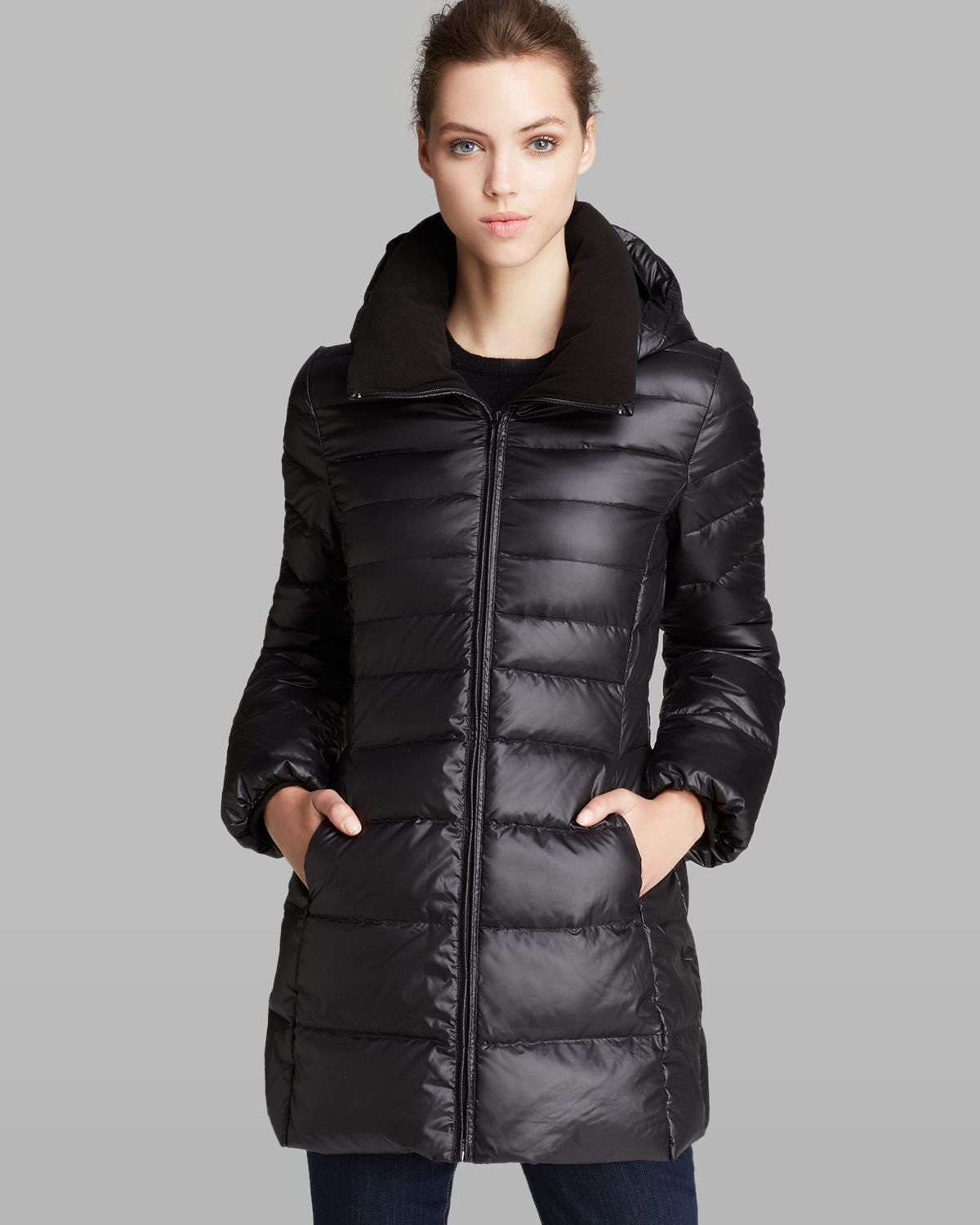 Lyst - Marc New York Coat - Eva Lightweight Down in Black