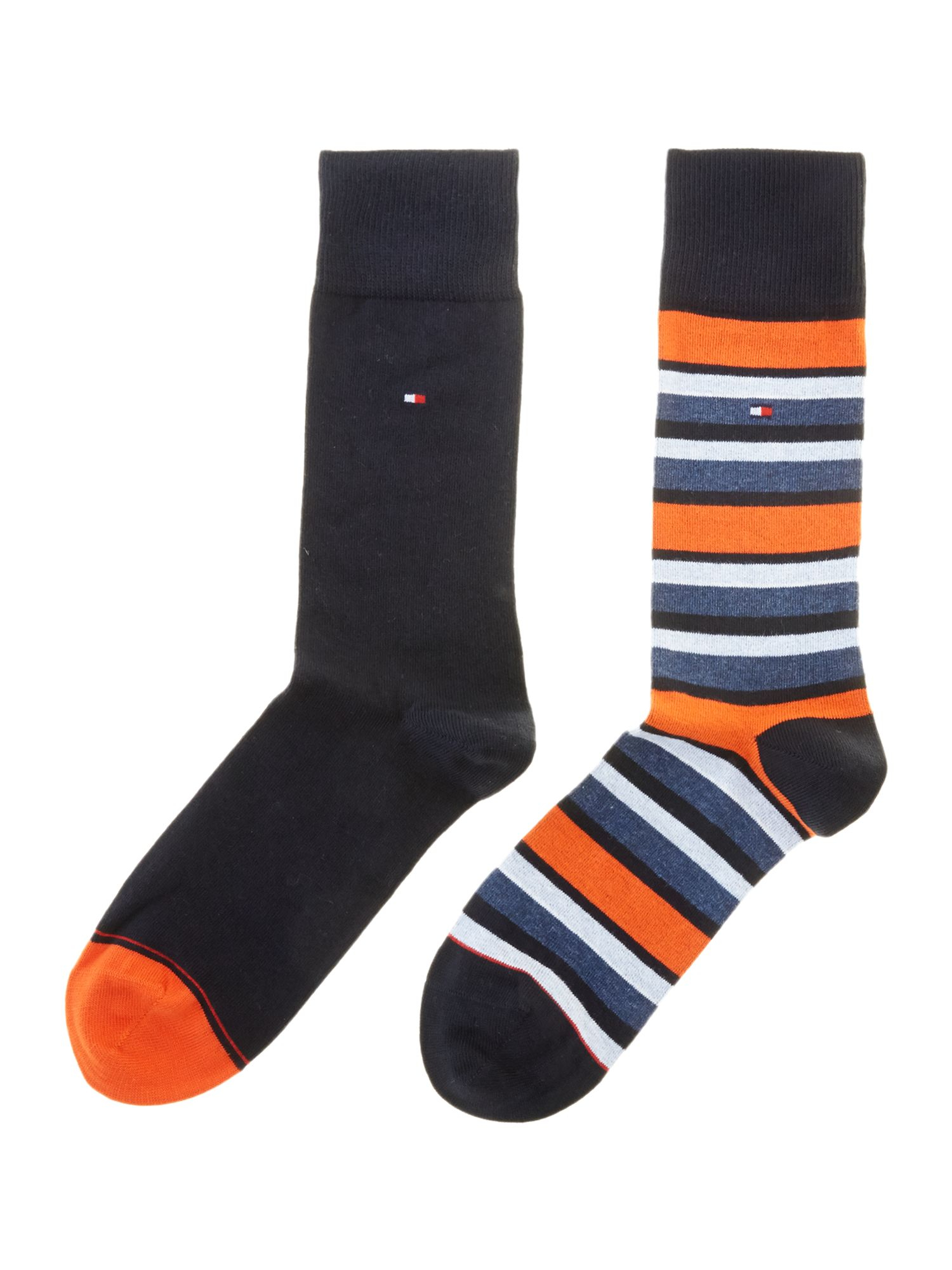 Tommy hilfiger 2 Pack Rugby Stripe Sock in Multicolor for Men | Lyst
