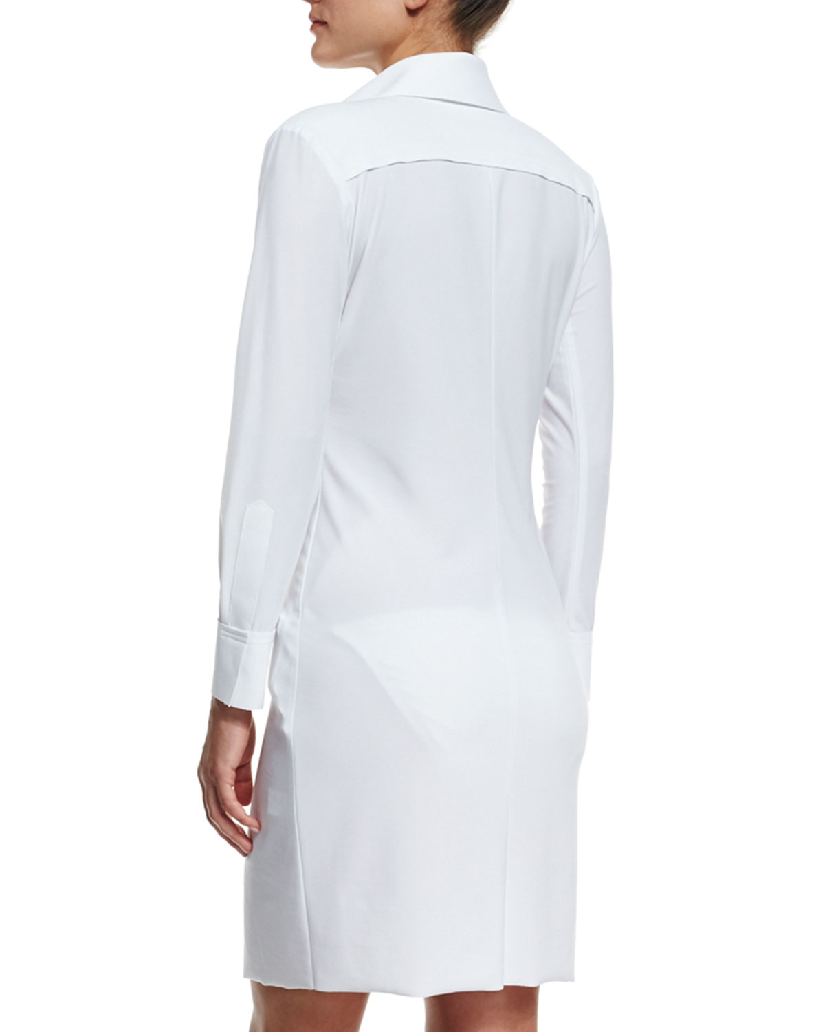 norma kamali white dress