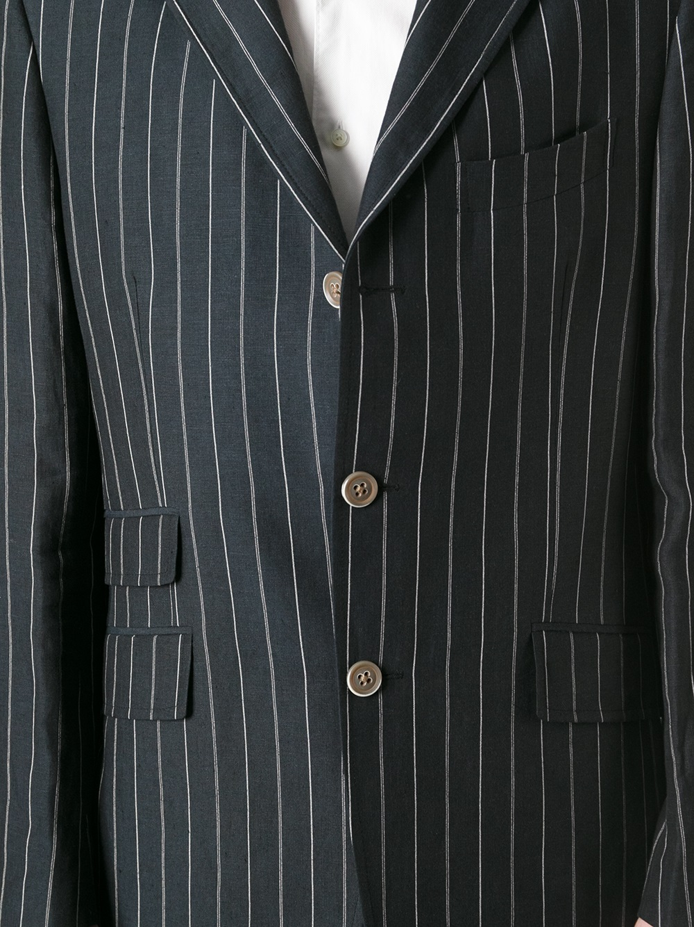 Etro Pinstripe Suit in Black for Men | Lyst