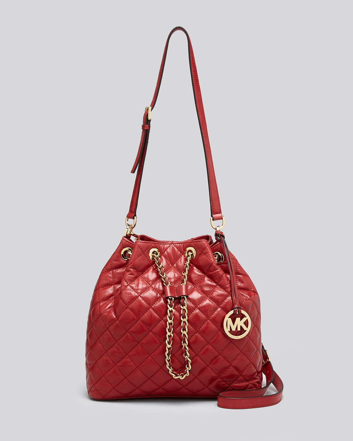 MICHAEL Michael Kors Shoulder Bag Susannah Large Quilted Bucket Chain