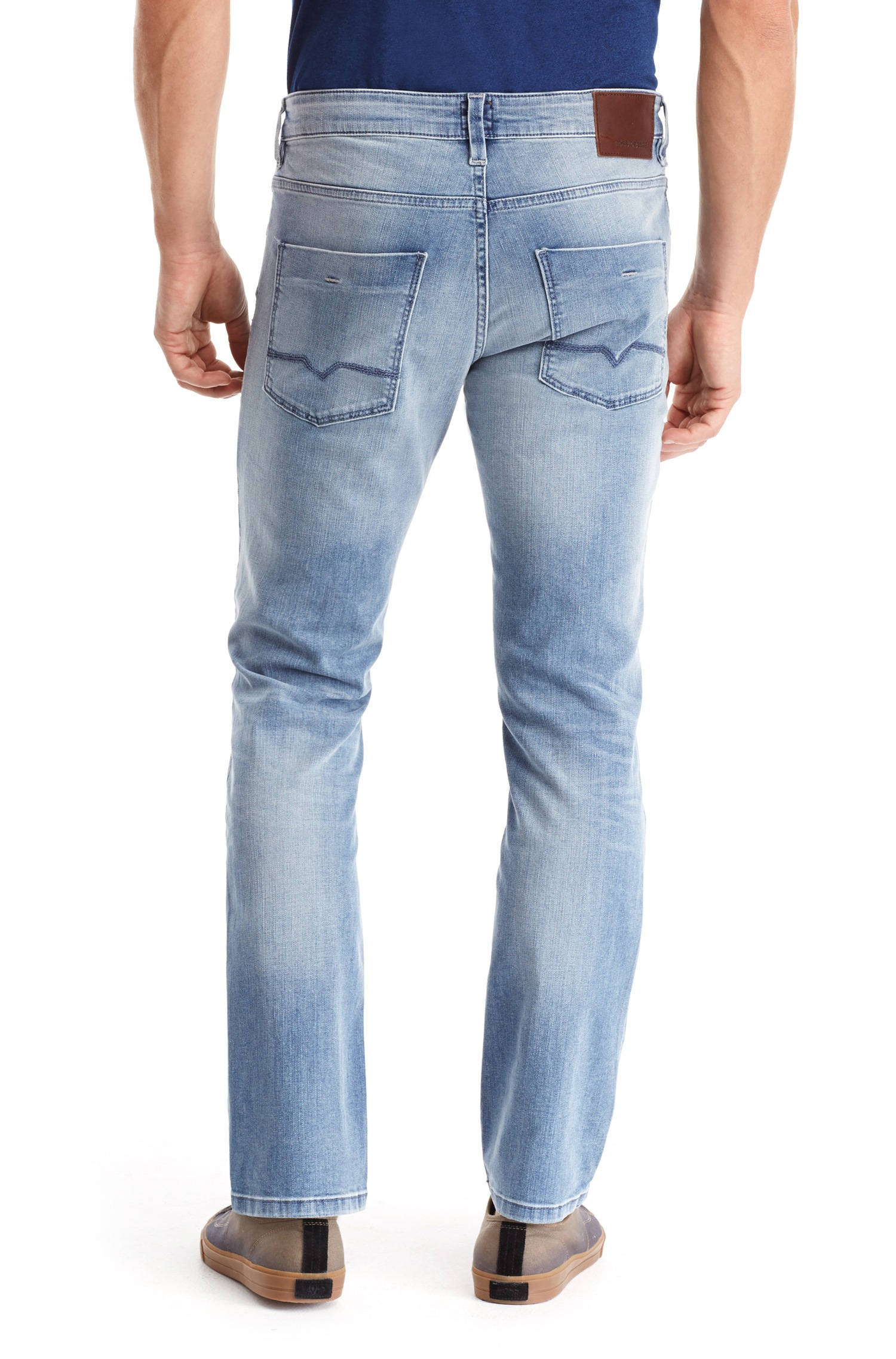 BOSS Orange 'Orange 63' | Slim Fit, Stretch Cotton Jeans in Blue for Men |  Lyst