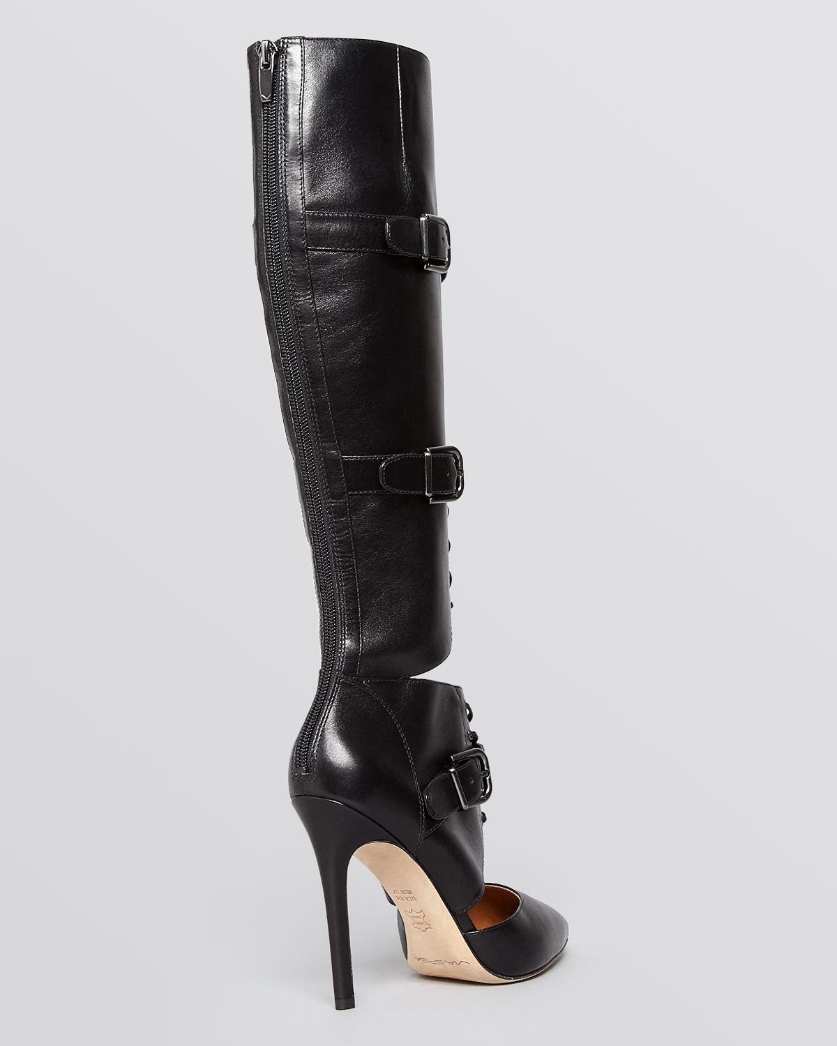 Via Spiga Pointed Toe Boots - Franya High Heel in Black - Lyst