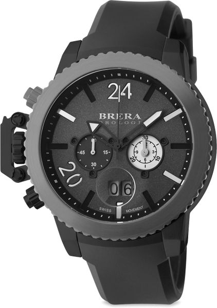 Brera Militare Ii Chronograph Watch in Gray for Men (BLK/GREY)