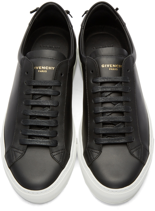 Givenchy Leather Black Knots Sneakers - Lyst